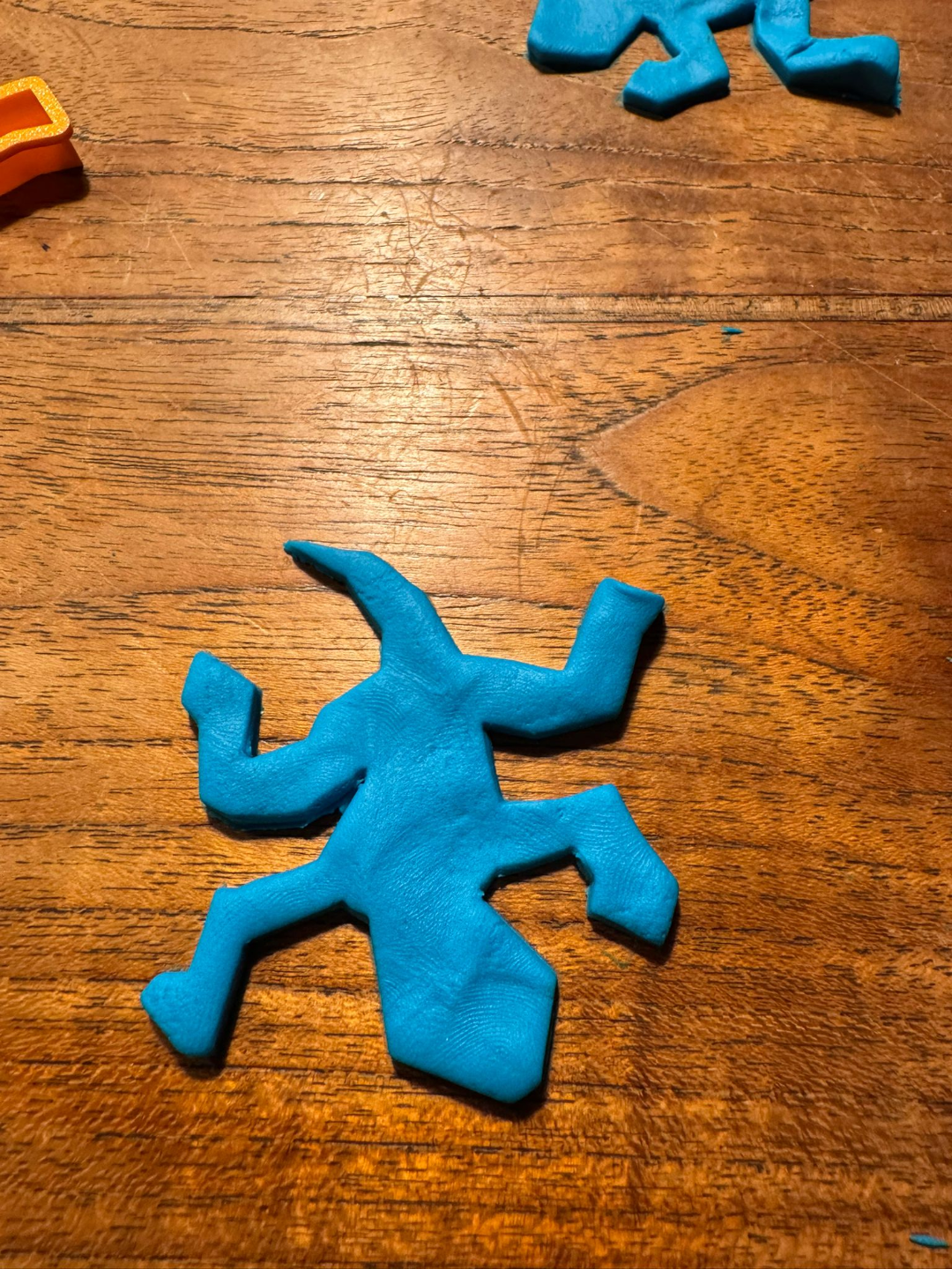 Escher Lizard shape for clay or cookies
