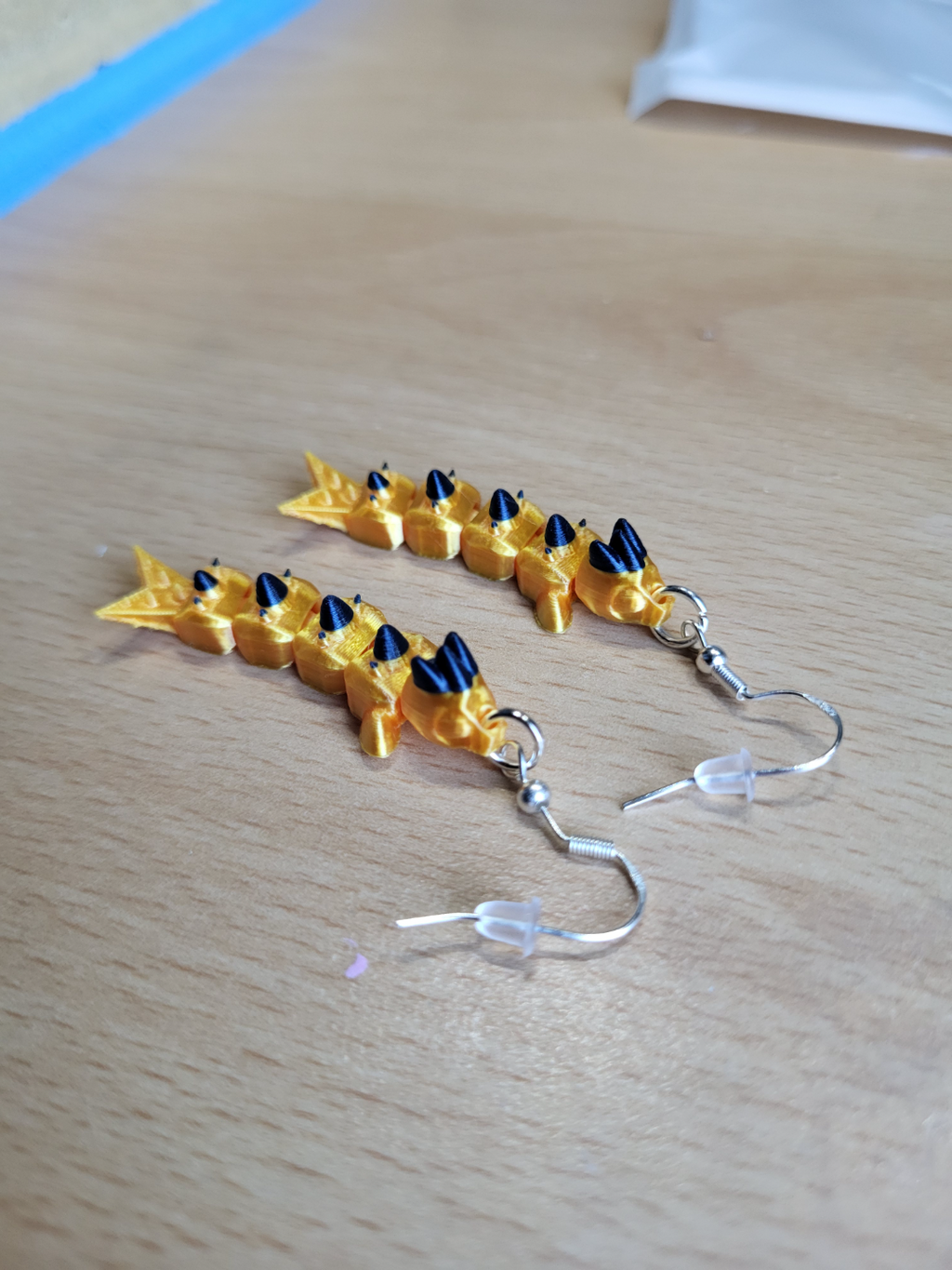 flexi dragon earrings