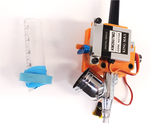 Automatized spray coater from a 3D printer