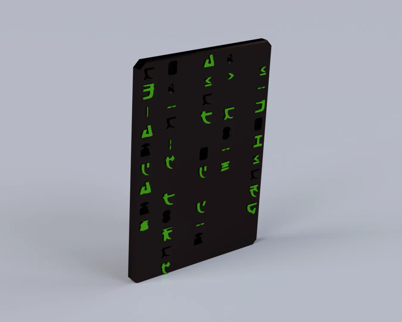 The Matrix Code Rain Key Hanger