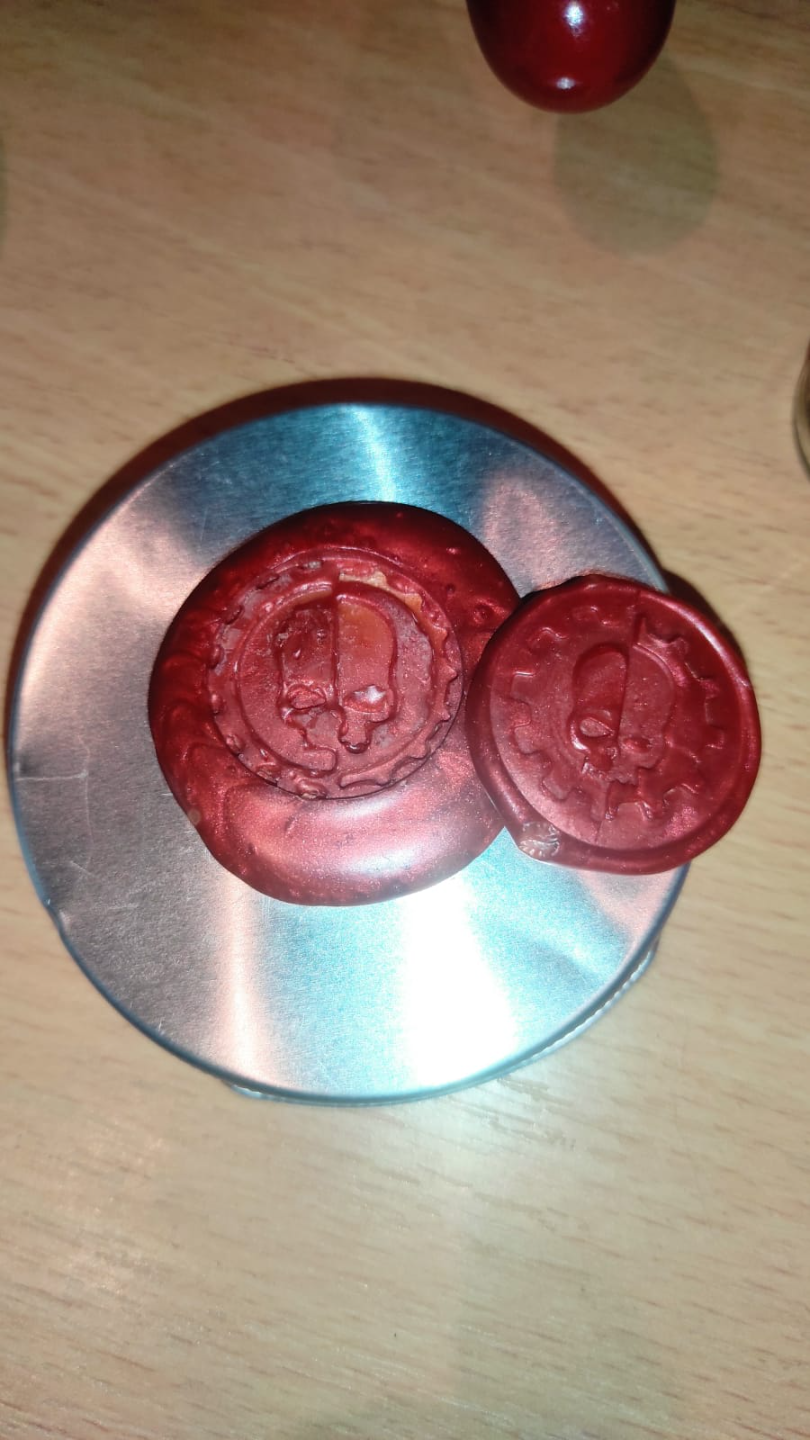 Make your own wax stamp purity seal