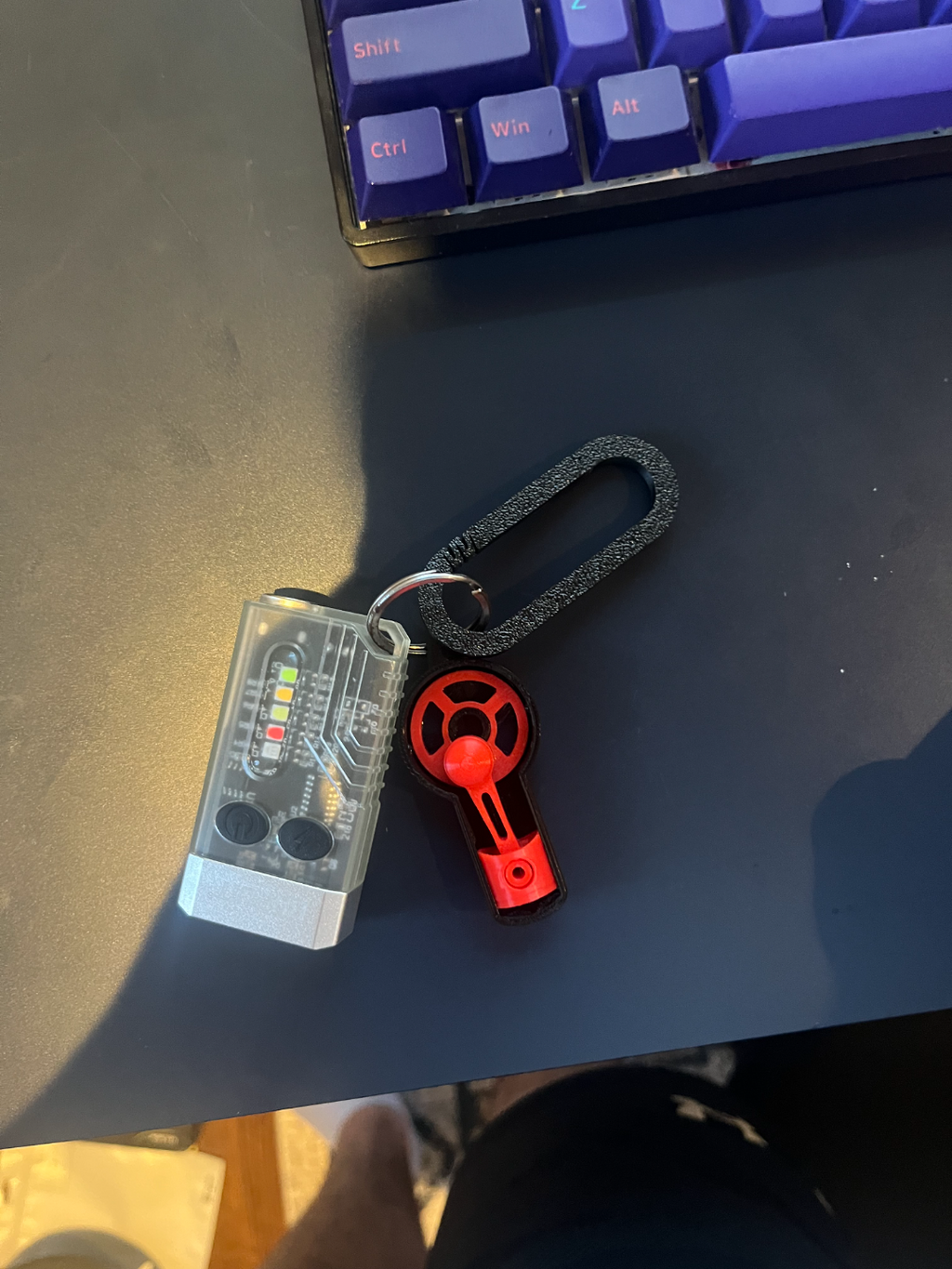 Compliant carabiner(good for keys)