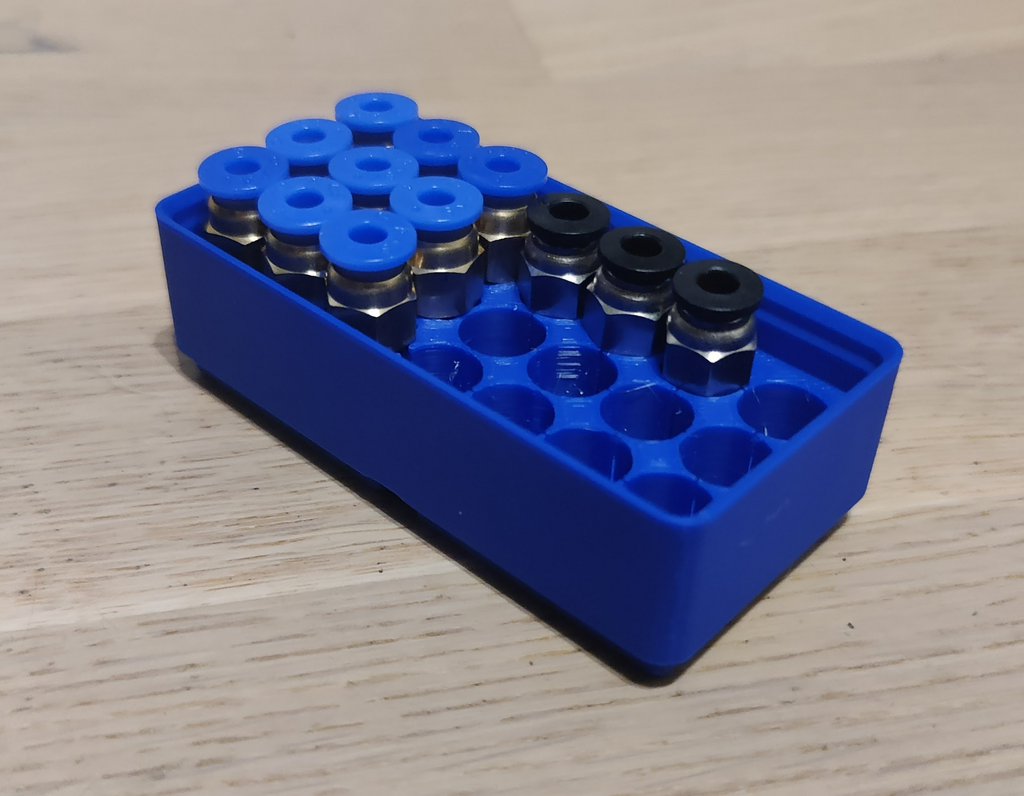 Lower Gridfinity PC4 PTFE Coupler Box