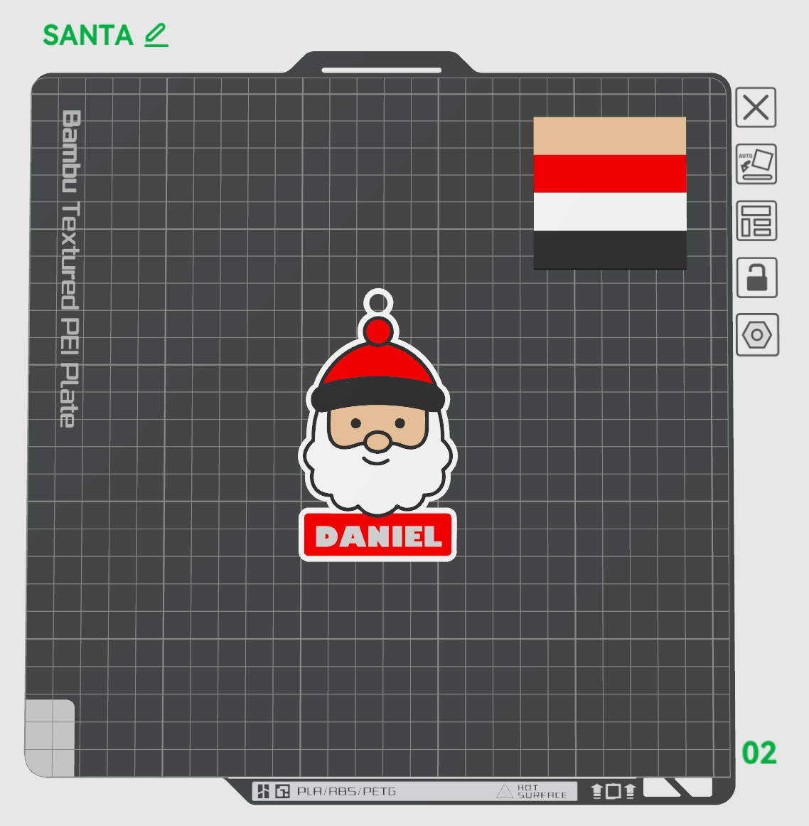 Custom Christmas Ornaments - Editable Nameplates