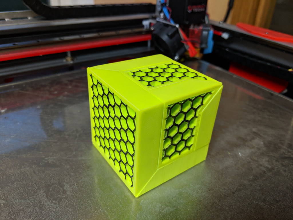 3 Piece Slideways Puzzle (With Honeycomb Inserts)