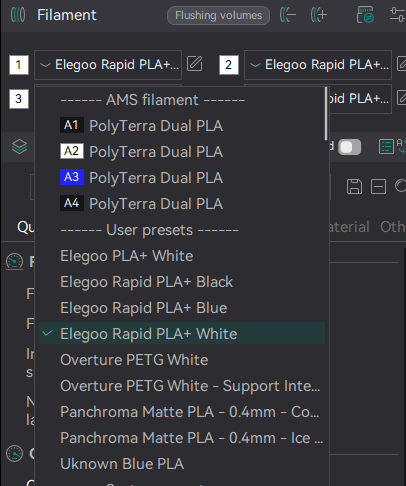 Fully Calibrated Profile - Elegoo Rapid PLA+ White