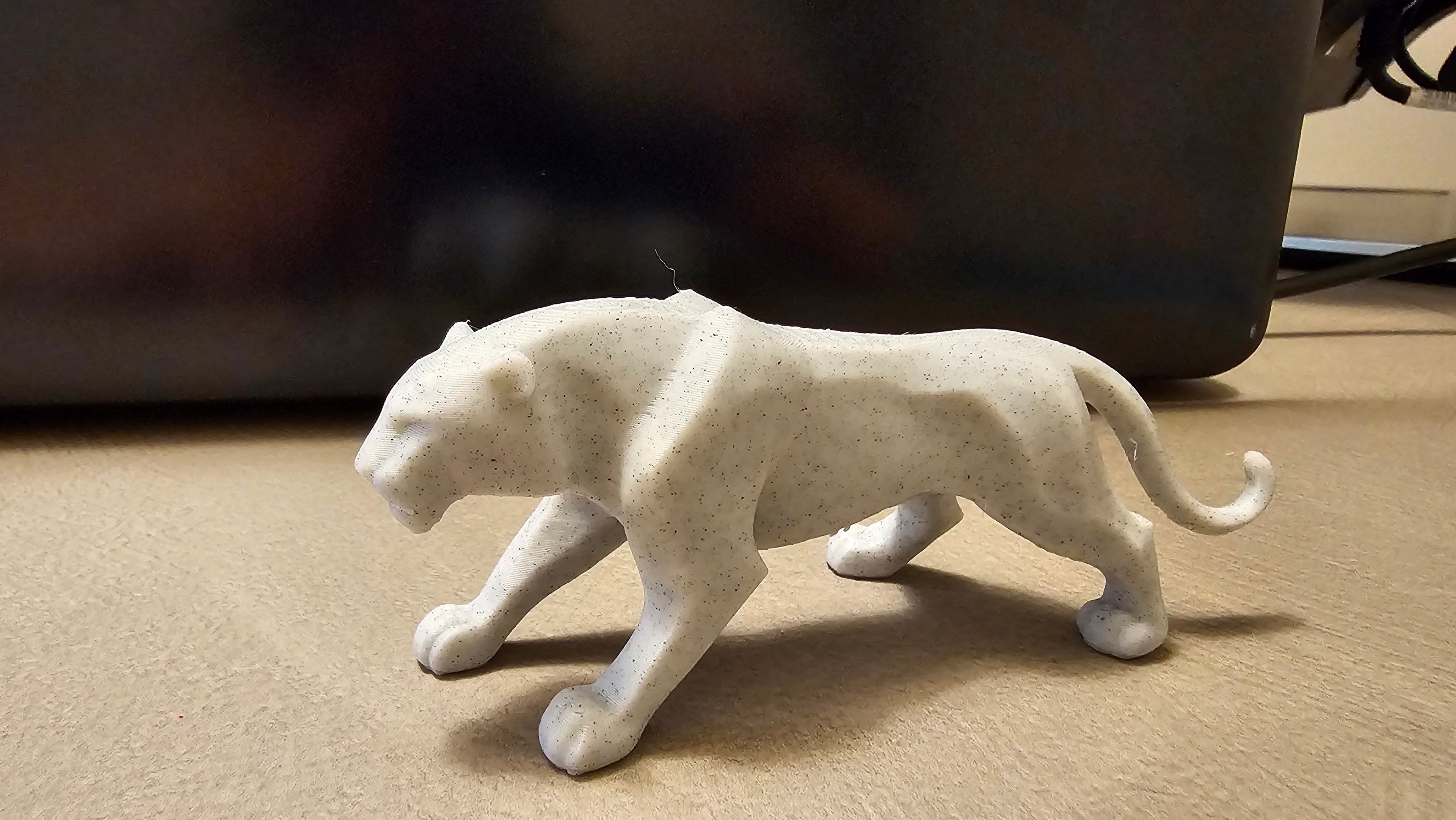Tiger sculpture