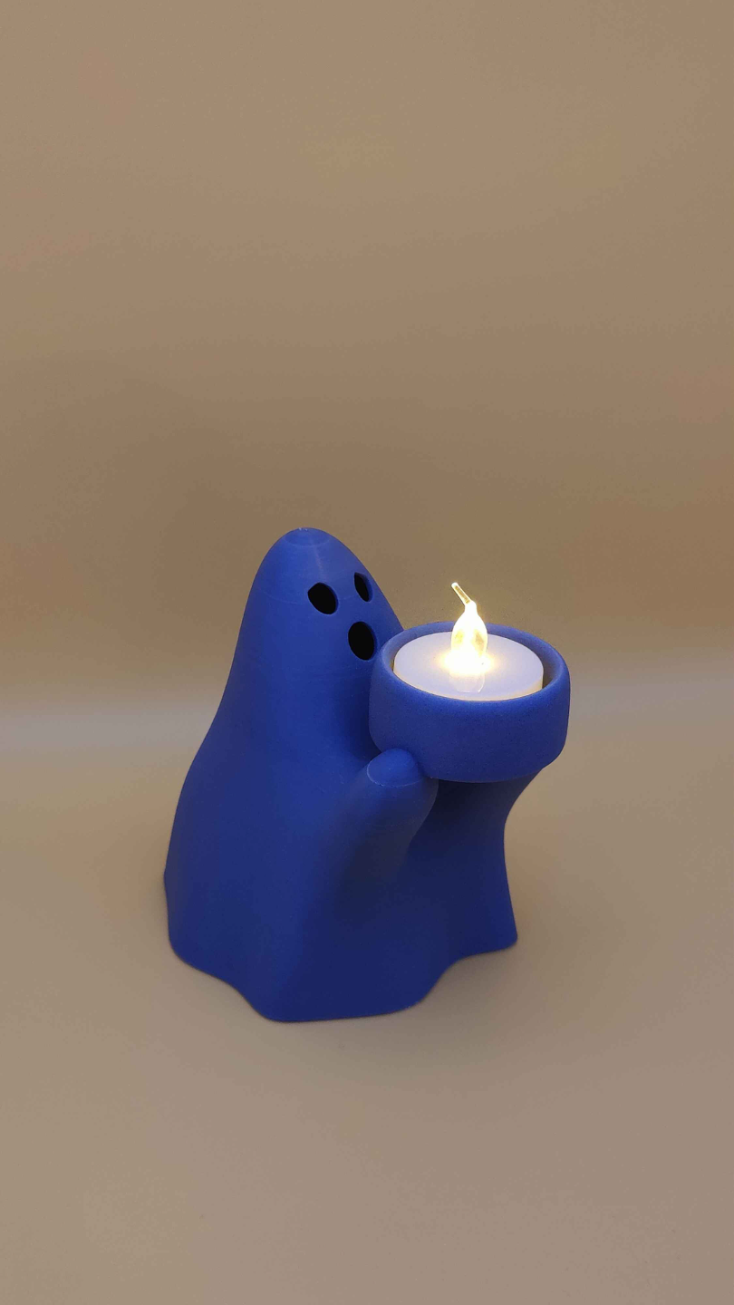Ghost Tealight Candle Holder – Spooky & Stylish!