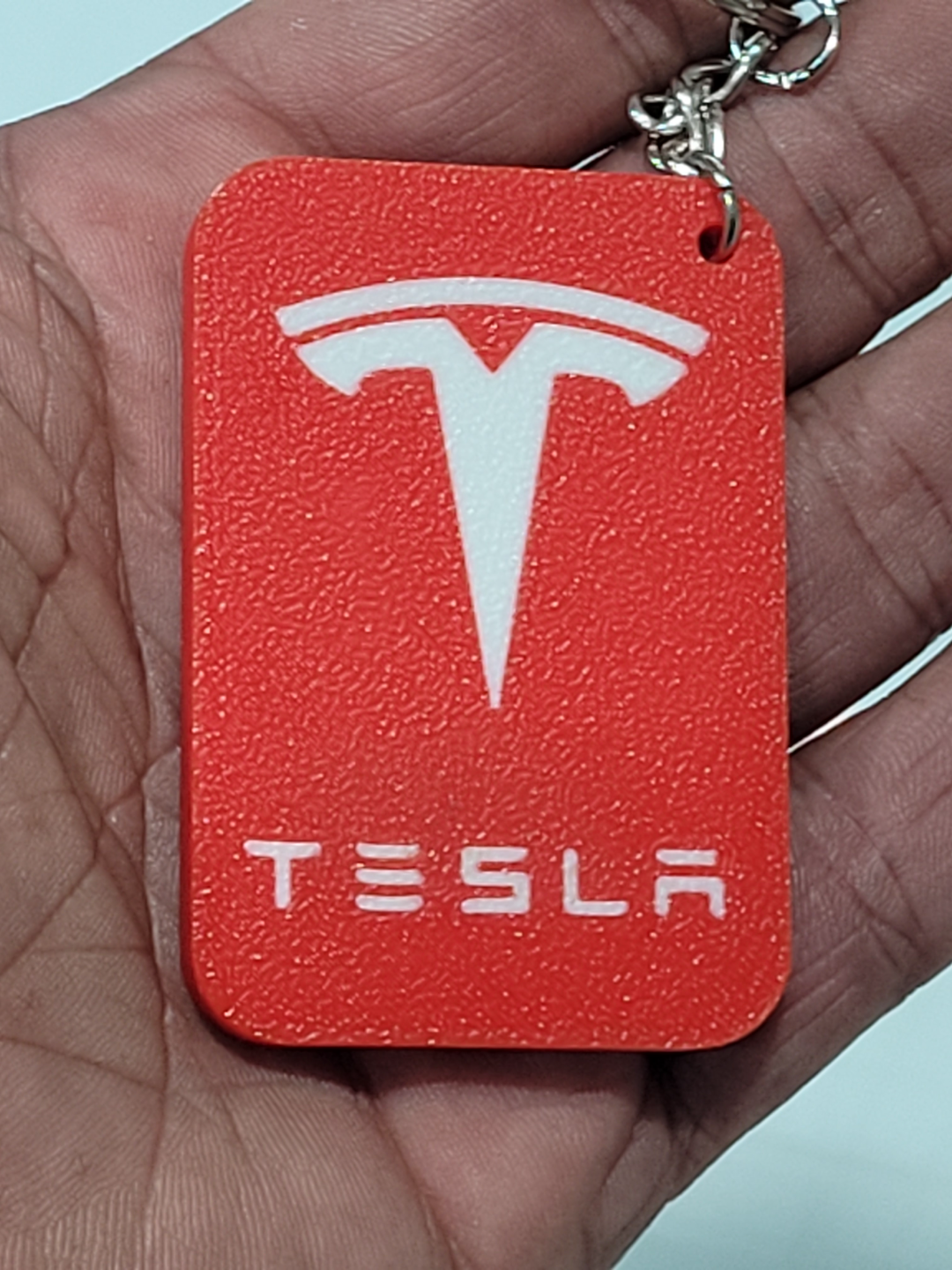 Tesla Logo Magnet/Decal And Keychain
