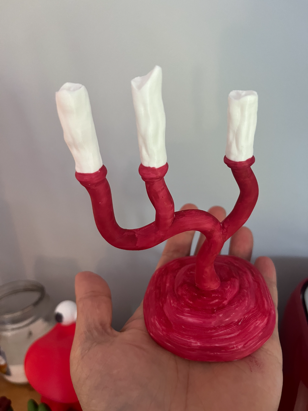 Whoville Grinch Inspired Candelabra Candlestick