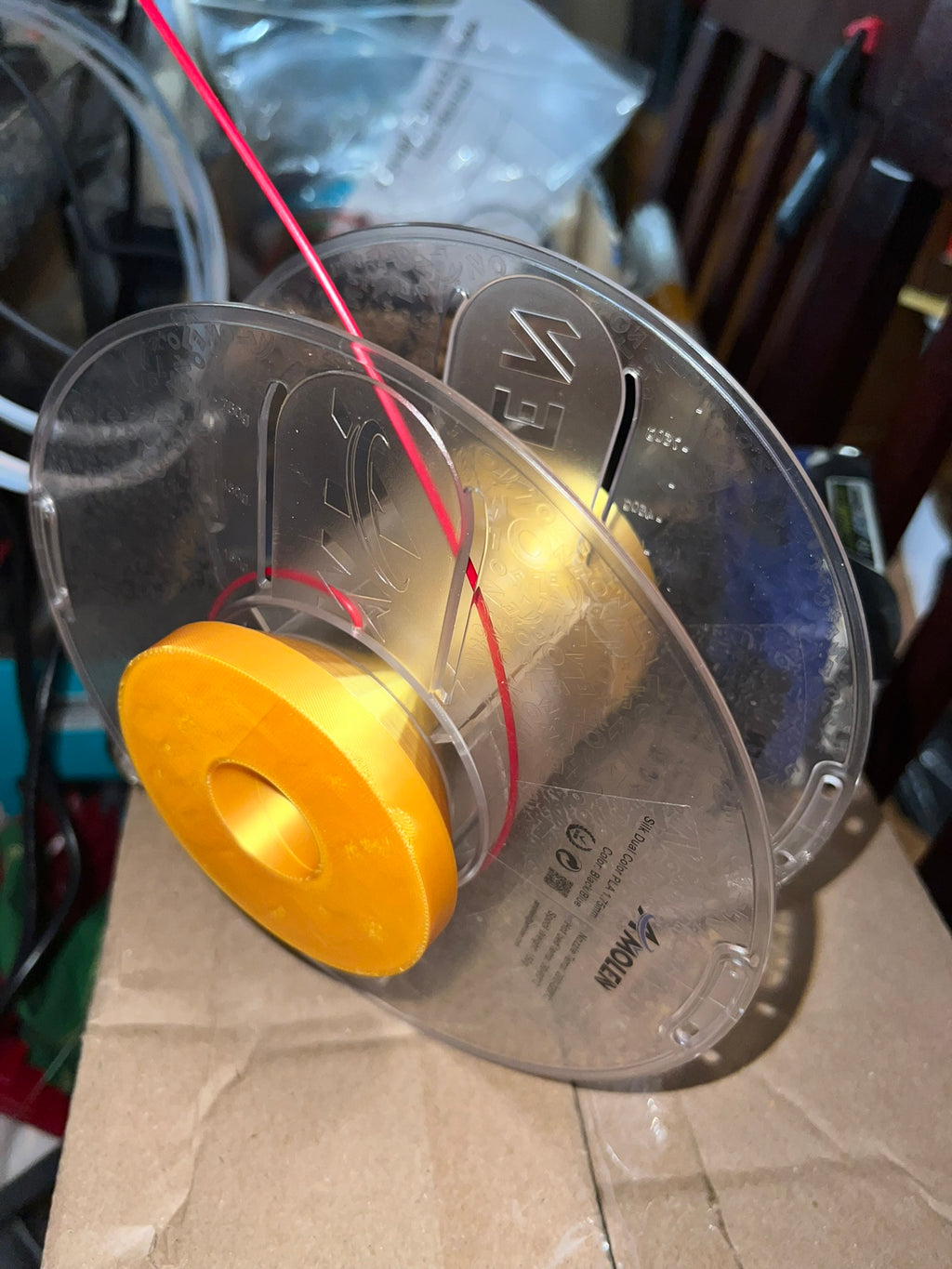 Drill Powered Filament Re-Spooling Tool