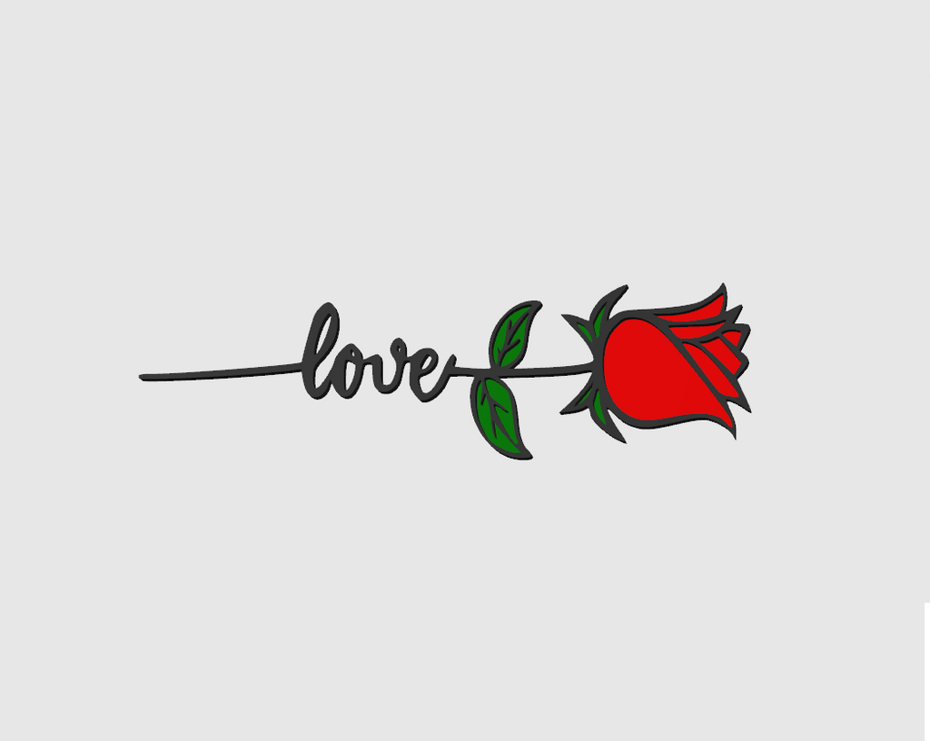 Love Rose + Normal or Name Stand with ♡