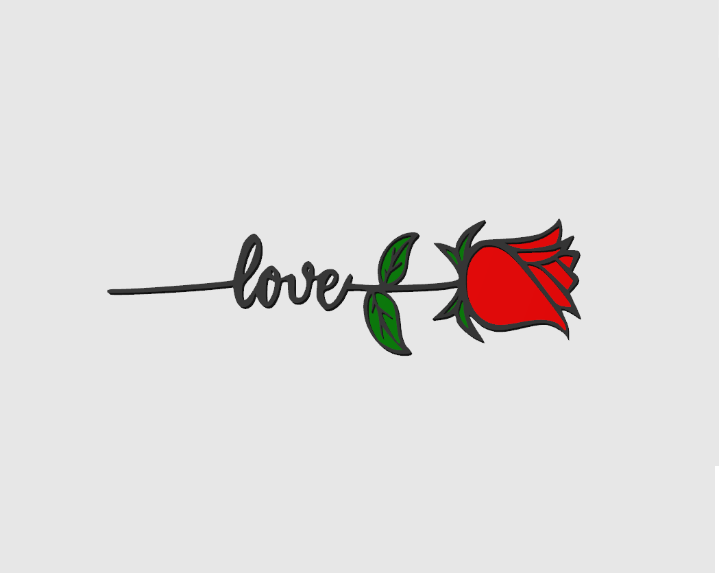 Love Rose + Normal or Name Stand with ♡