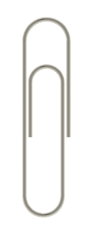 3D-Design Paper Clip