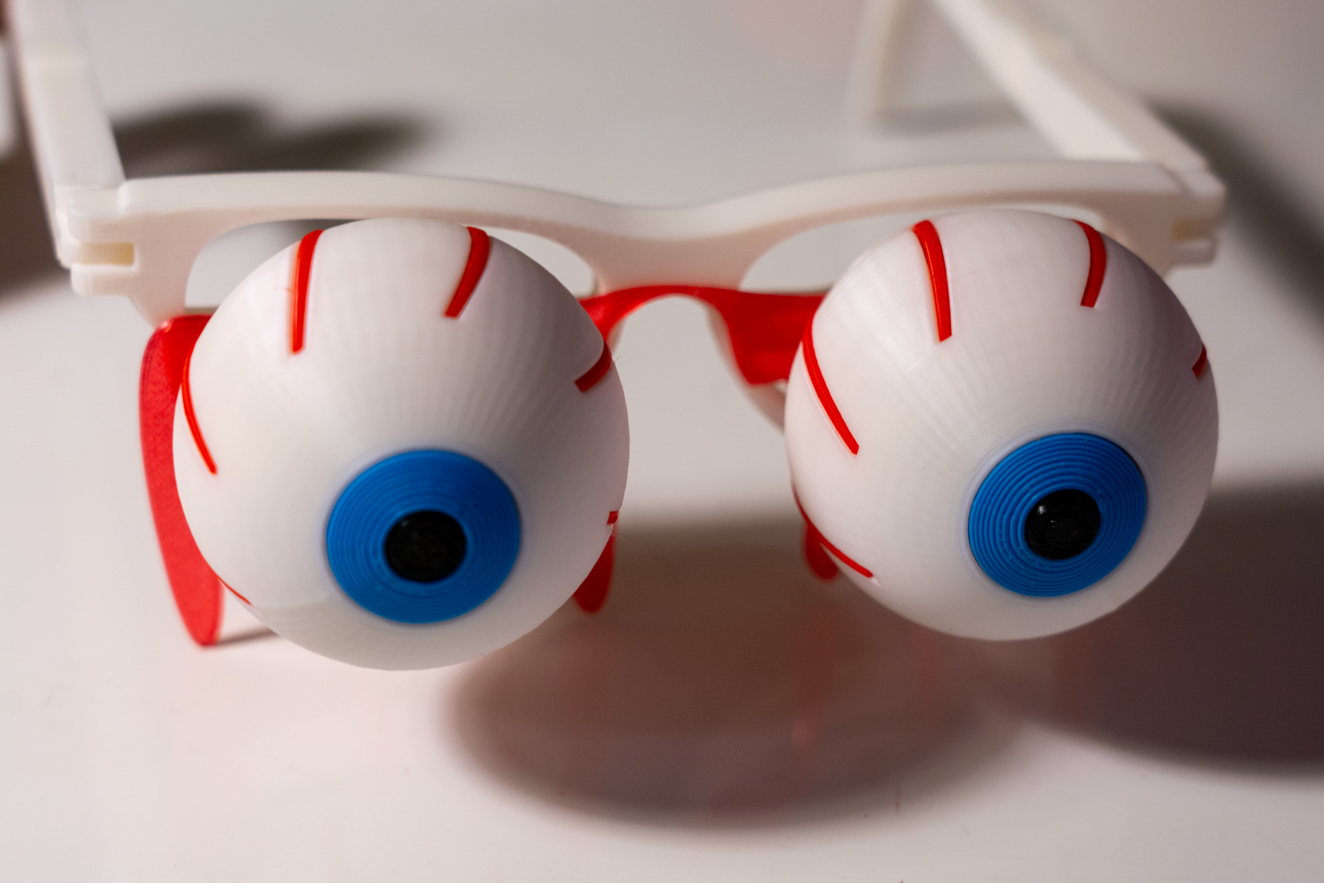 Halloween bloodshot eyes glasses