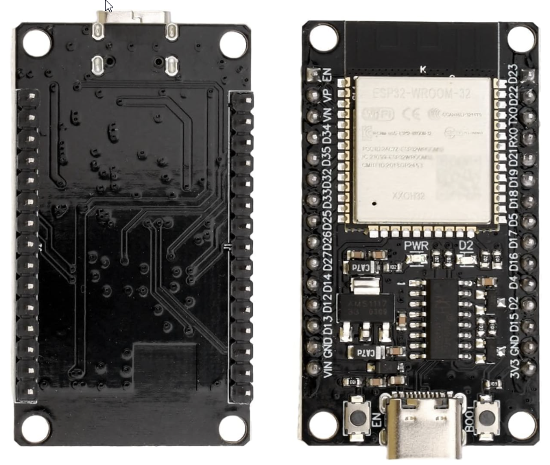 esp32 30-pin rig for 1,4 inch lcd and encoder