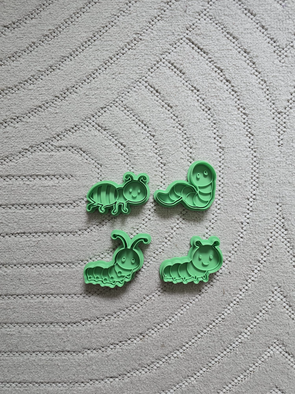 Cute Insect Cookie Cutter Playdoh Clay Animal Fun