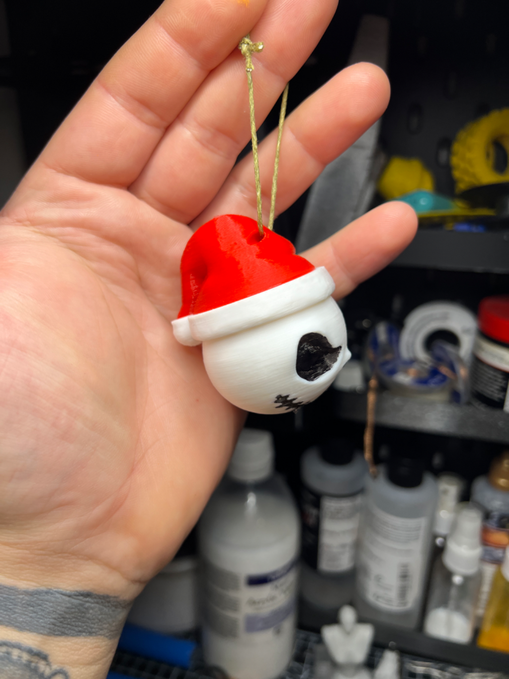 Jack Skellington from The Nightmare Before Christmas as a christmas tree decoration