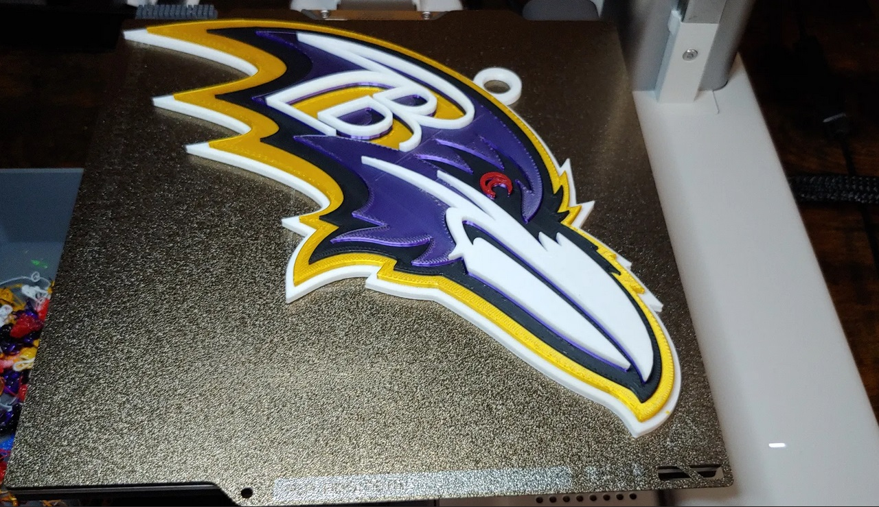 Ravens Logo for Neck Chain (no AMS Required)