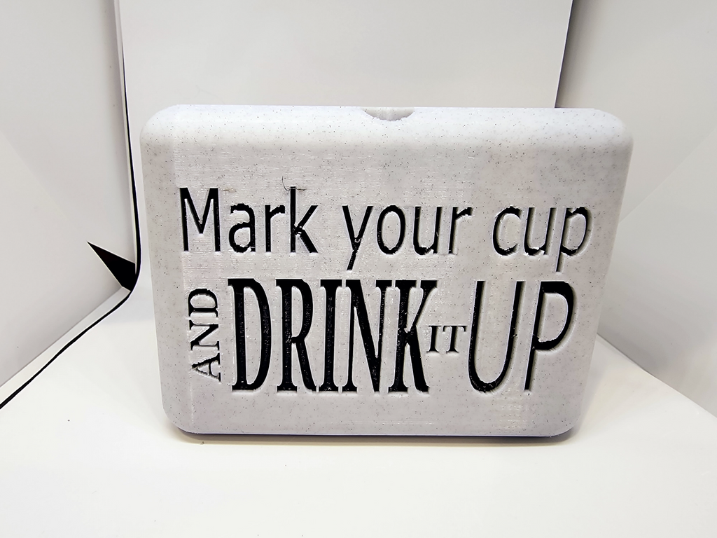 Red Solo Cup Holder W/ Marker
