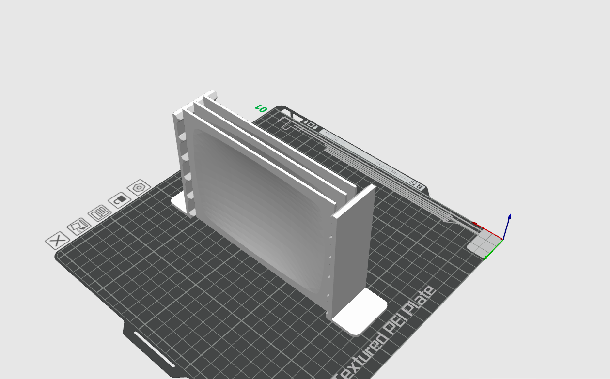 lithophane supports