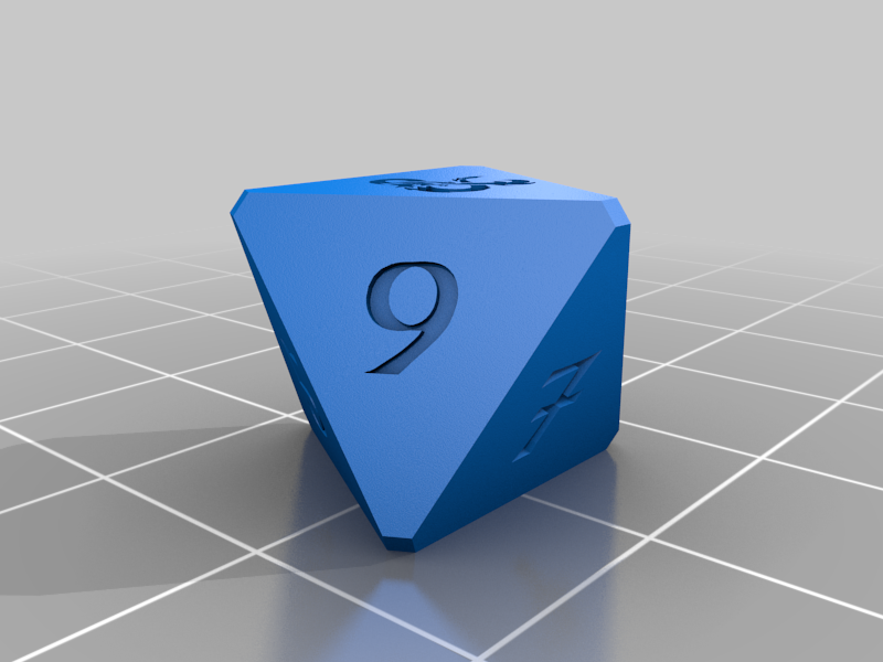 D&D dice set