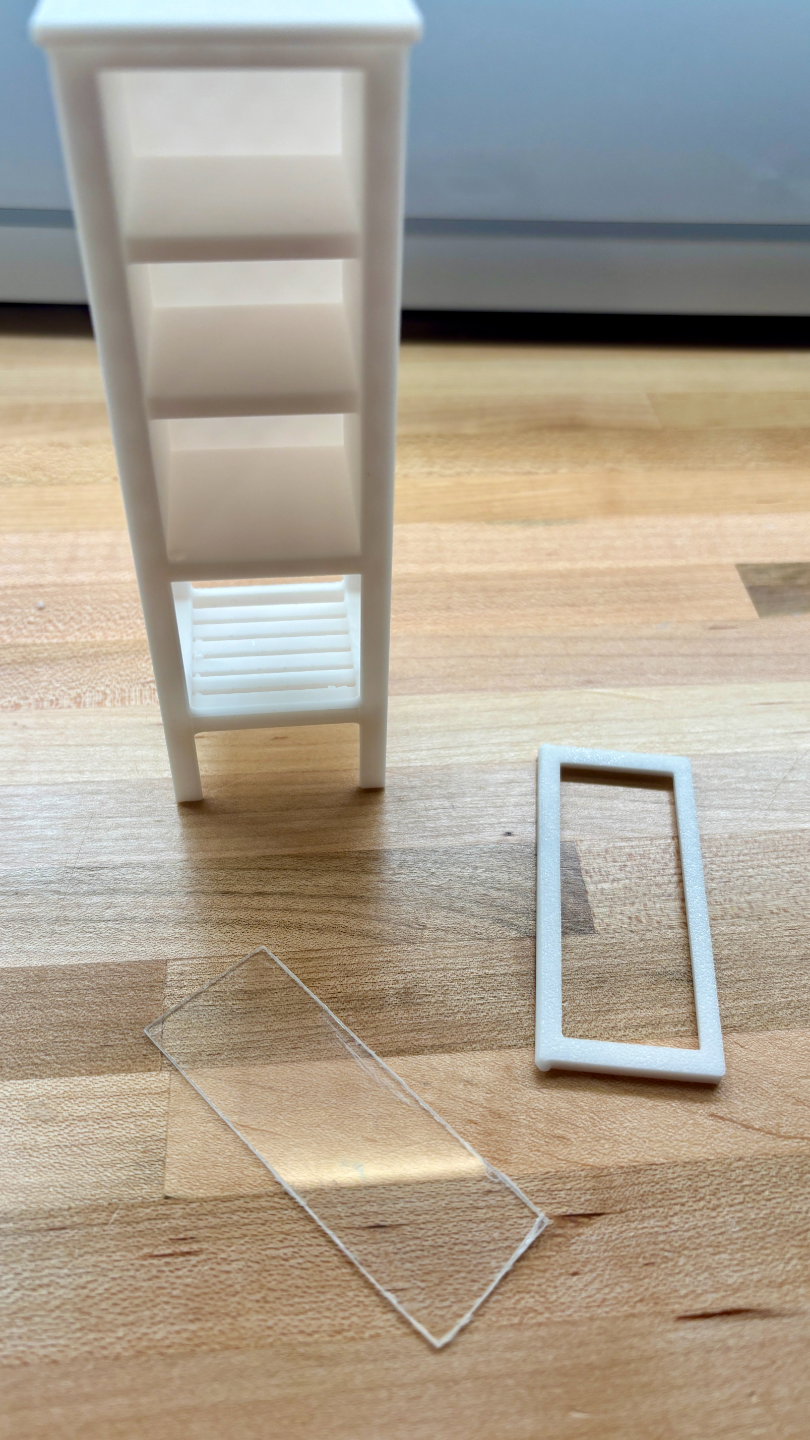 Dollhouse Scale 1:12 Bathroom Storage Cabinet