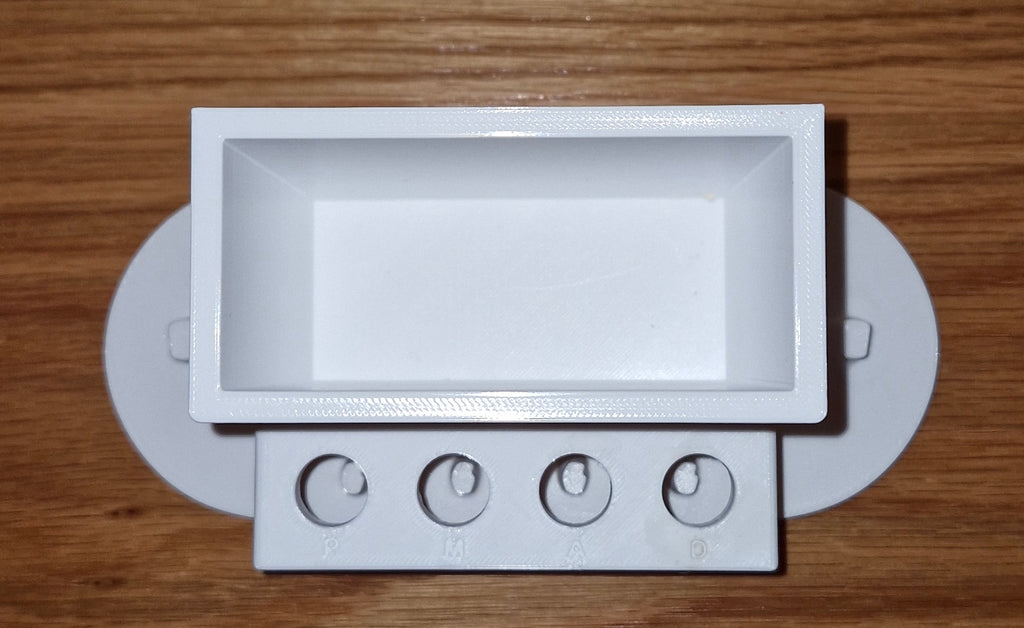 Porta spazzolini elettrici e dentifricio