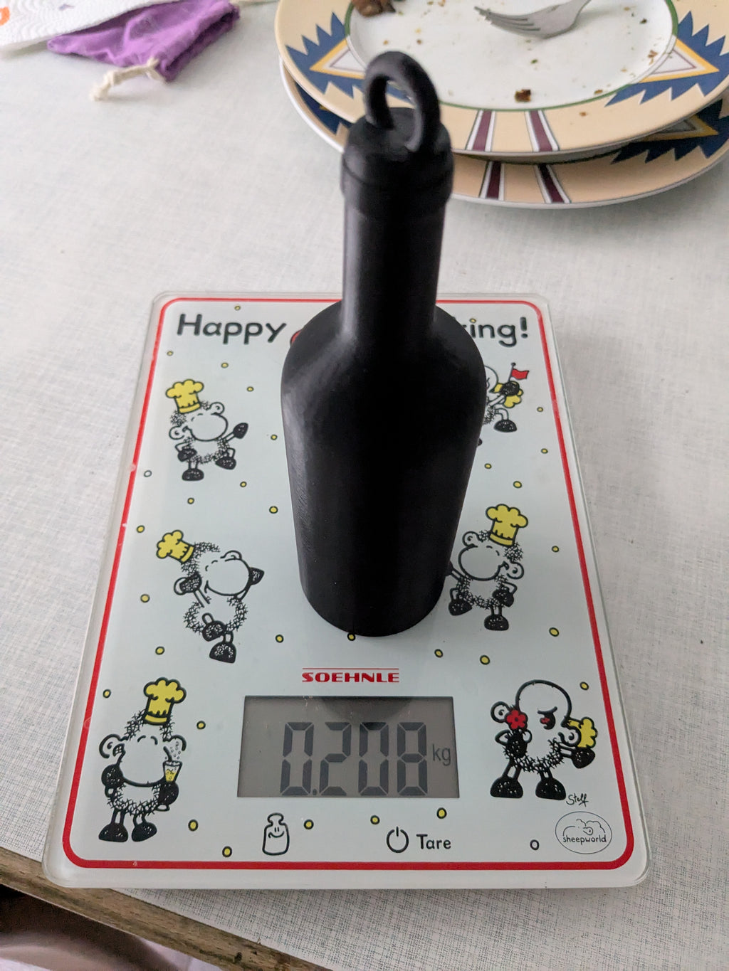 Helium balloon weight - 200g - wine bottle