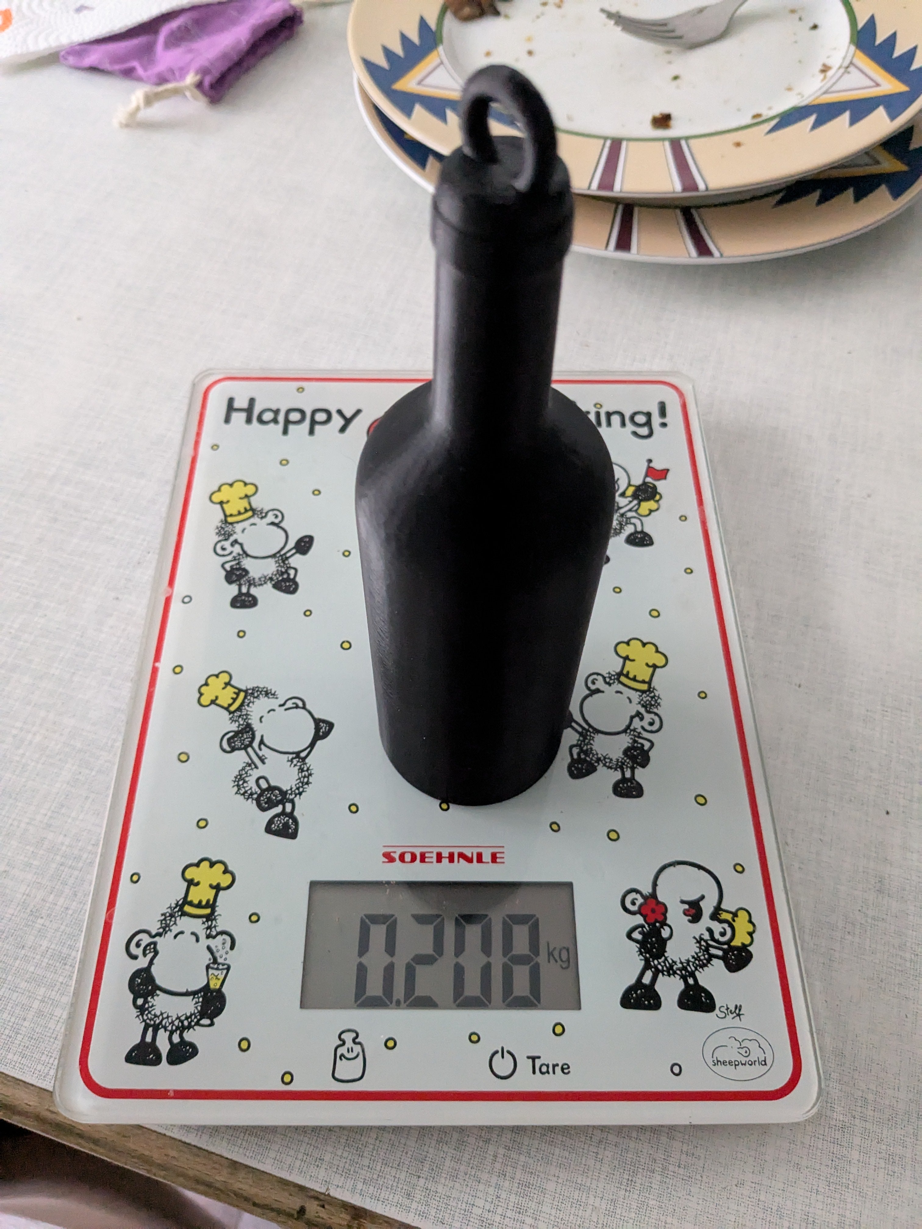 Helium balloon weight - 200g - wine bottle