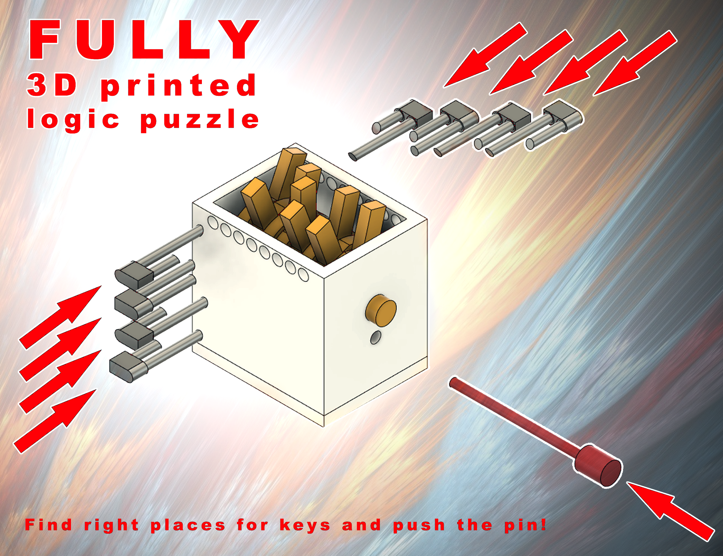 8 key logic puzzle