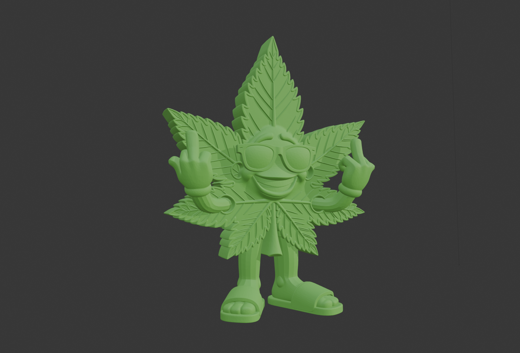 420 Leaf Dude – Funny Display Figure