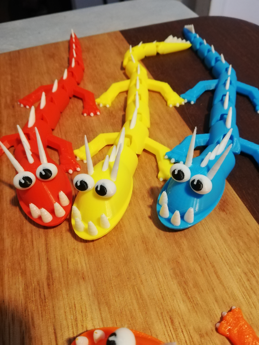 Goofy articulated dragon