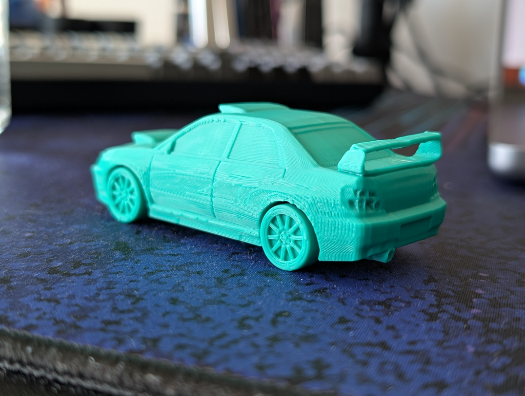 Subaru Impreza WRX STi print in place