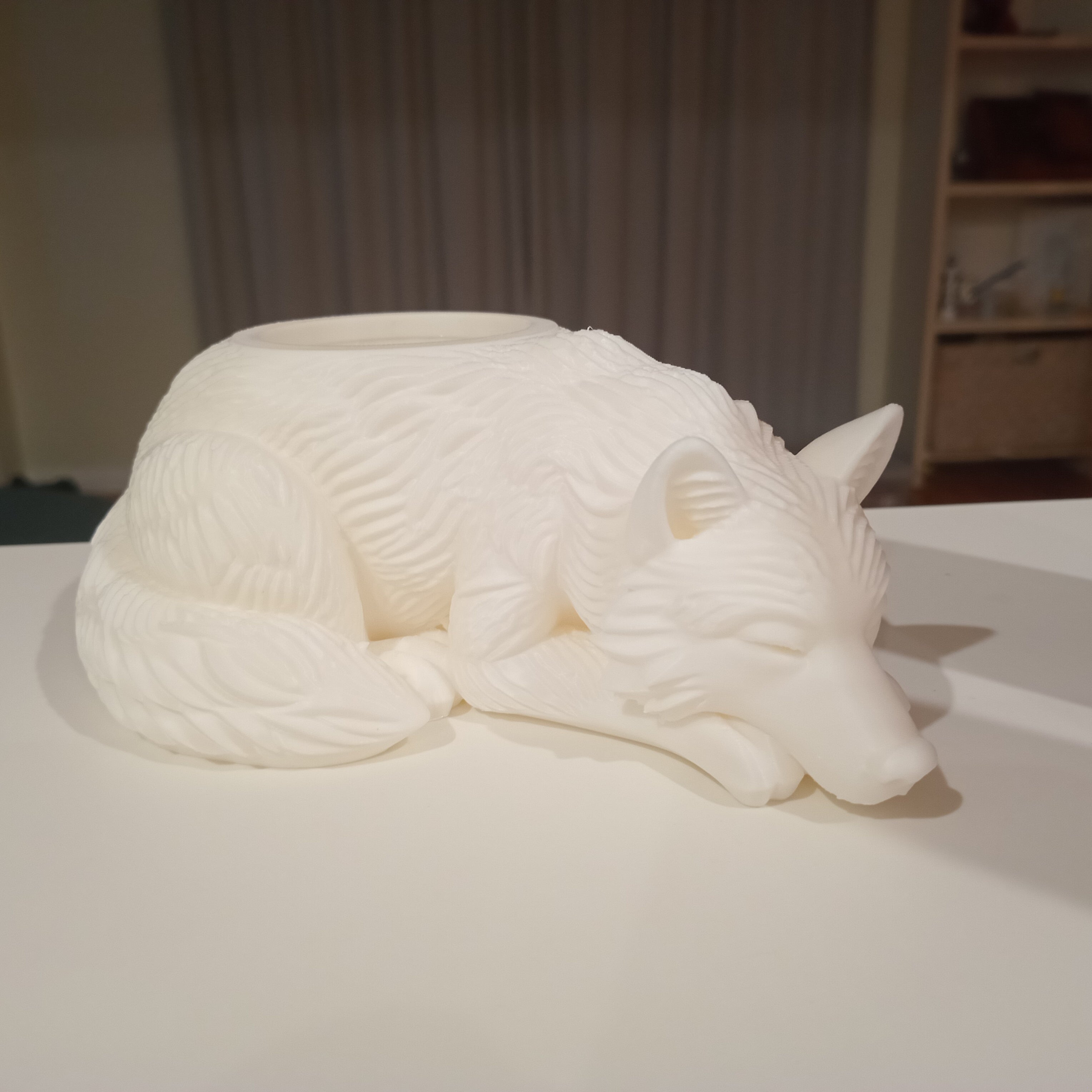 Sleeping Wolf Planter