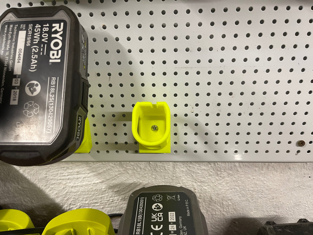 Ryobi Battery Holder for Biltema tool board
