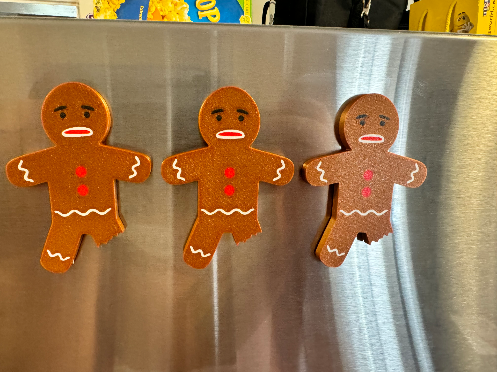 Gingerbread Fridge Magnets