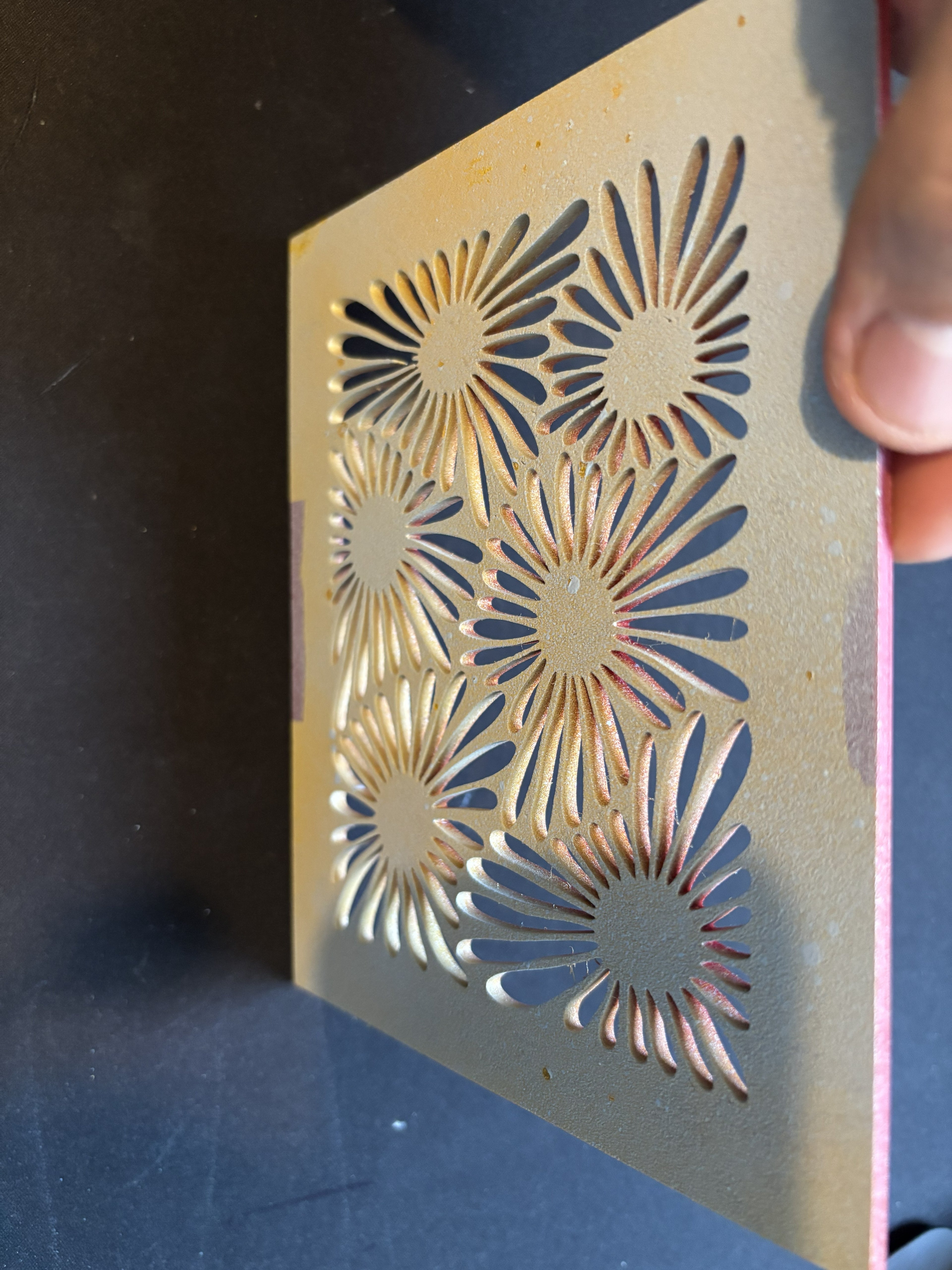 Flower stencil