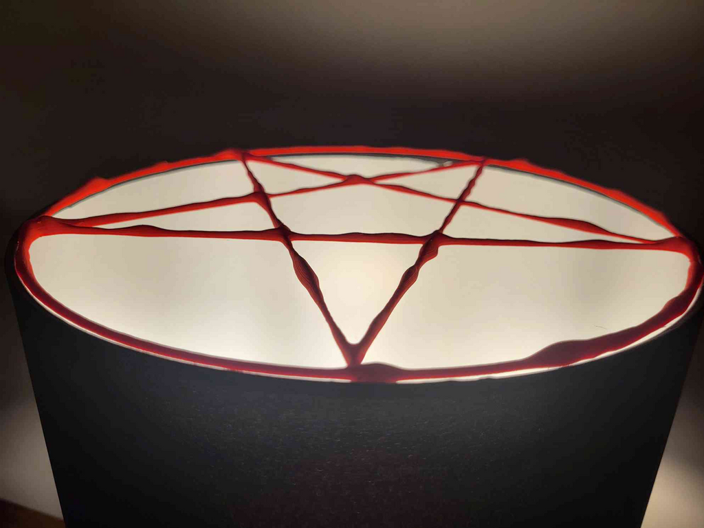 Wax Pentagram Tabletop Prop