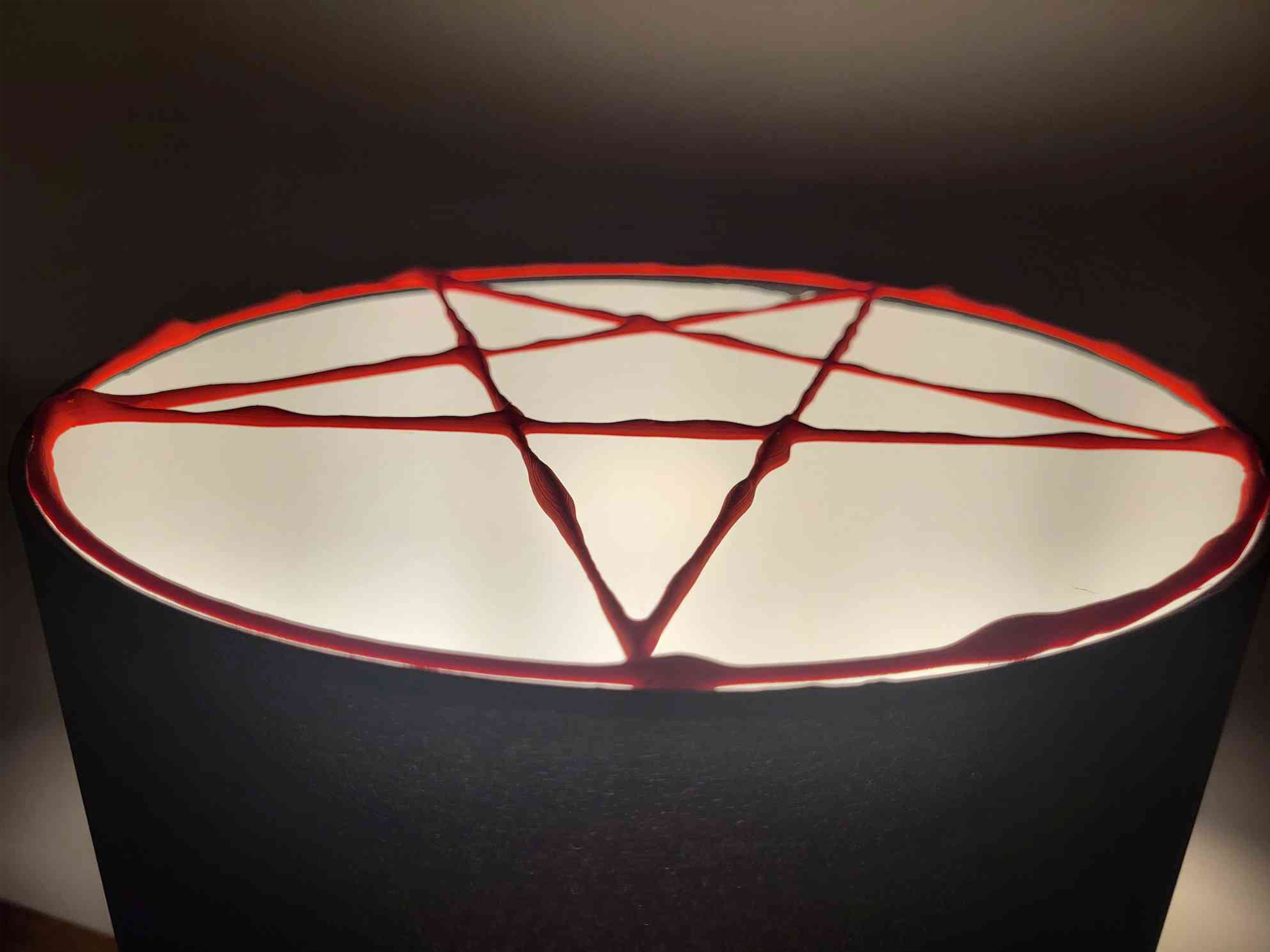 Wax Pentagram Tabletop Prop