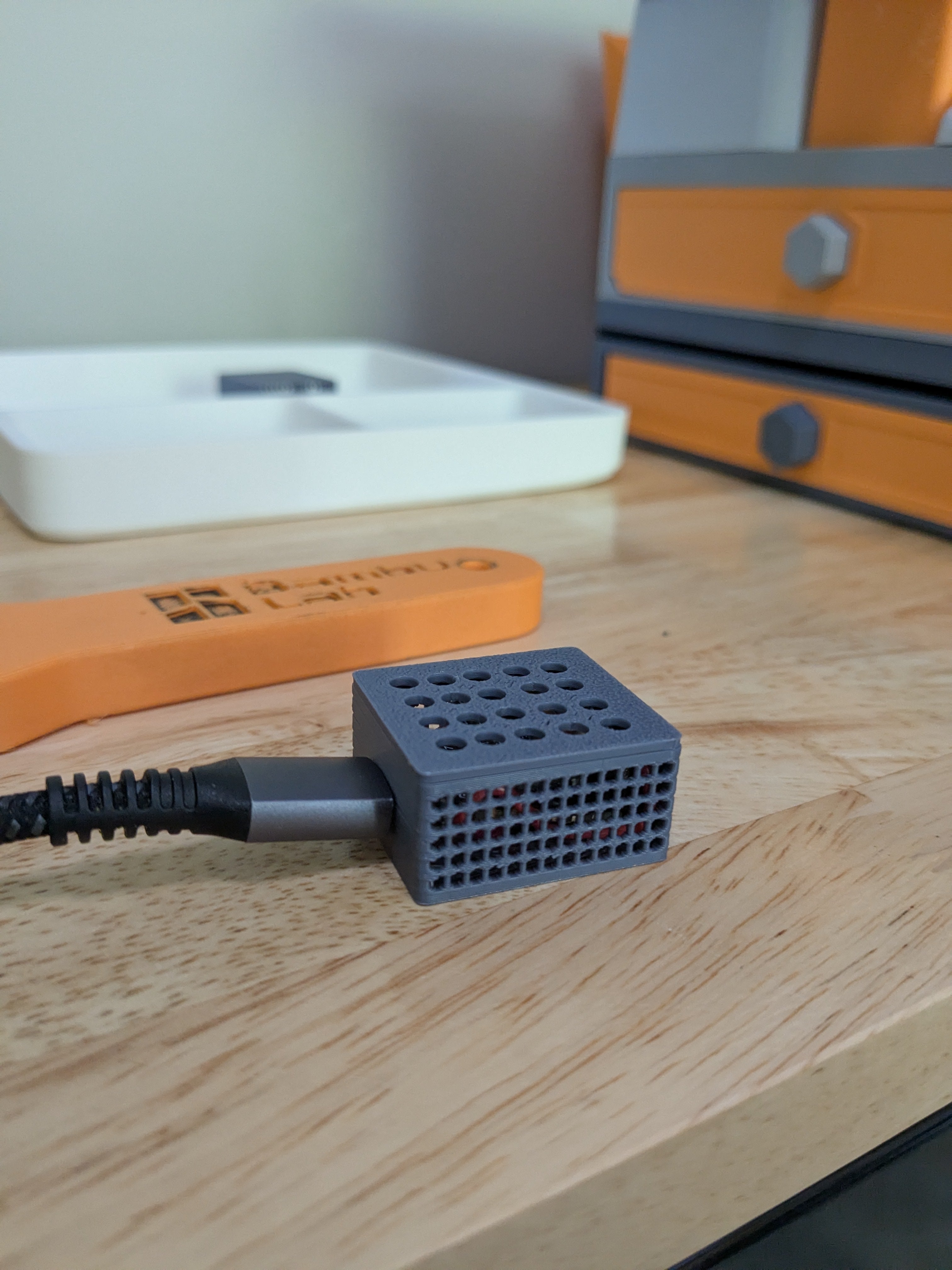 ESP32-C3 Super Mini LD2410C Case - Front Holes