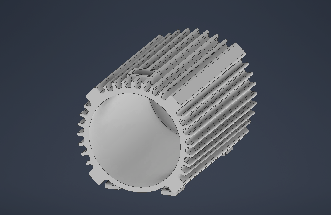 Realistic Industrial Electric Motor Model