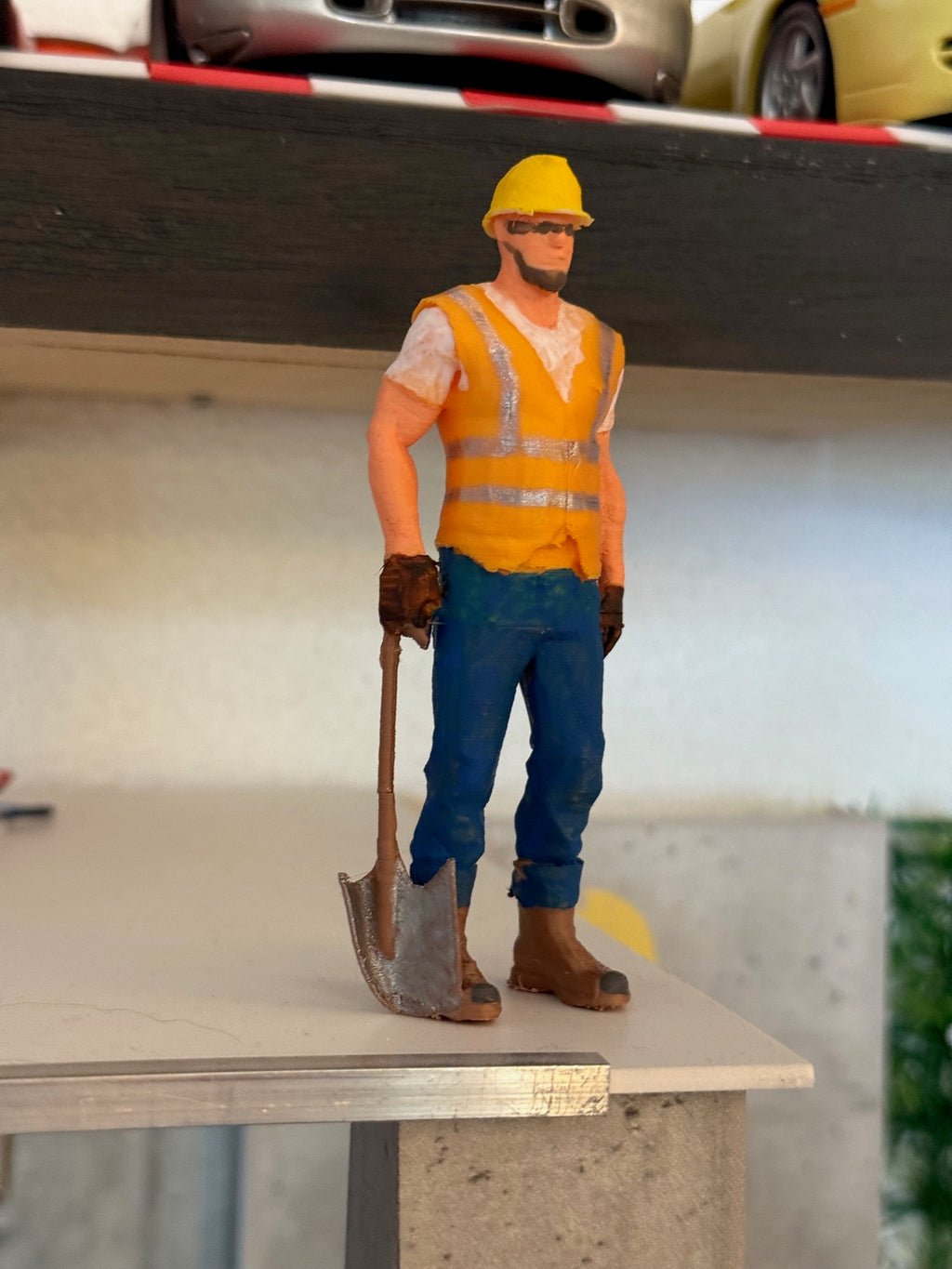Diorama Bauarbeiter 1:18
