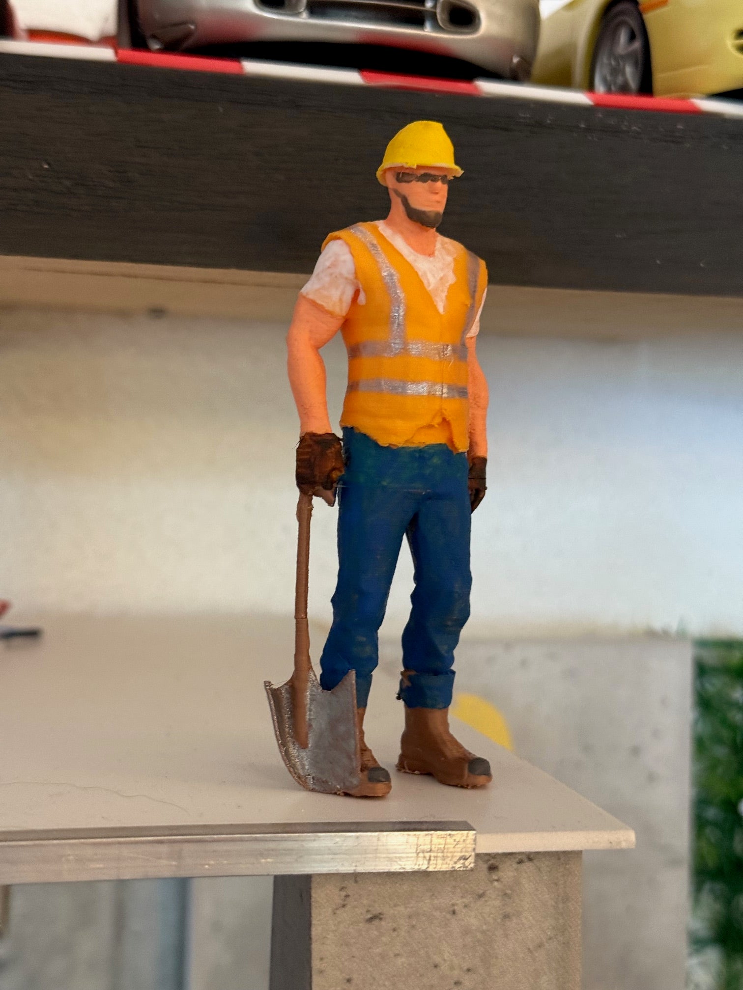 Diorama Bauarbeiter 1:18