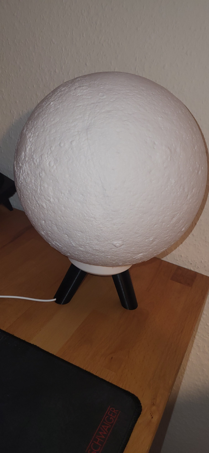 SVS Nasa Moon Ständer versteckes Kabel LED 001