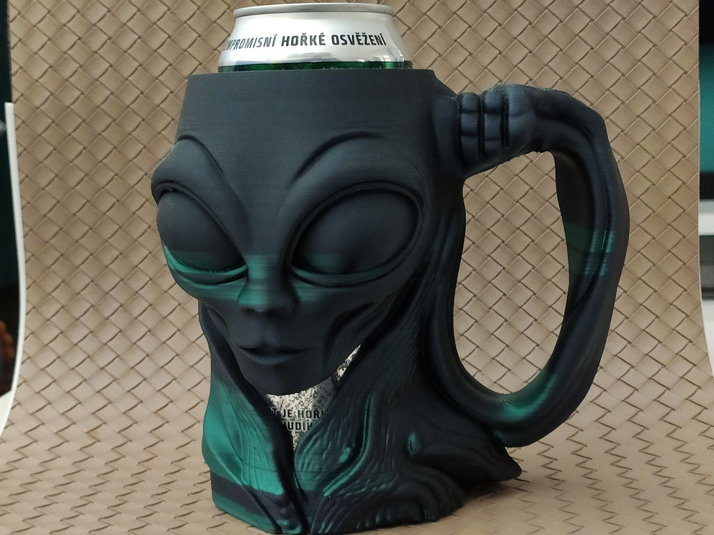 Alien (The Grey) Can Holder / Beer mug