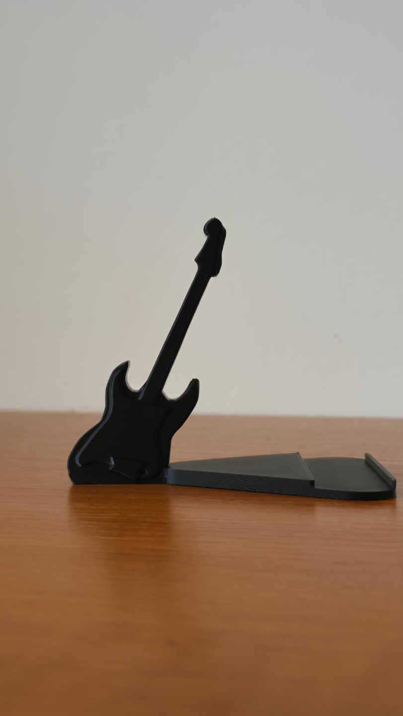 Guitar and Pick Phone Stand