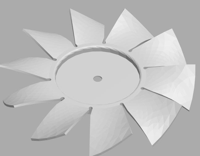 Fan blade for lymow spindle motor overheating