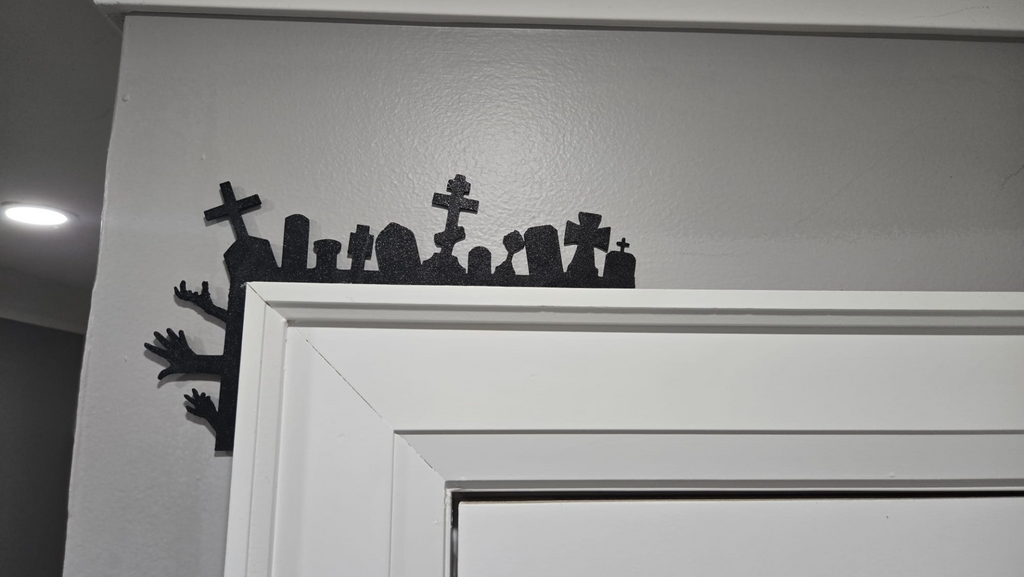 Halloween Tombstone Door Corner