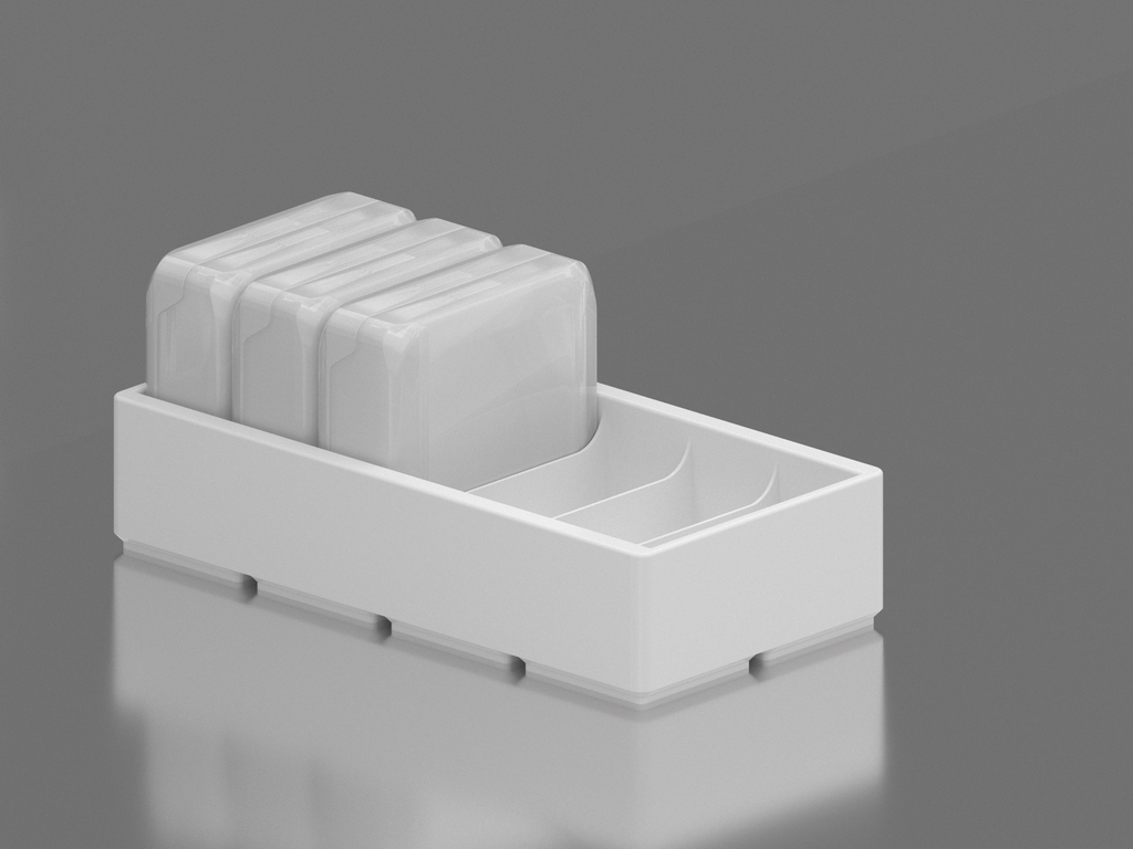Remix Gridfinity Tray for Small Parts Storage Box